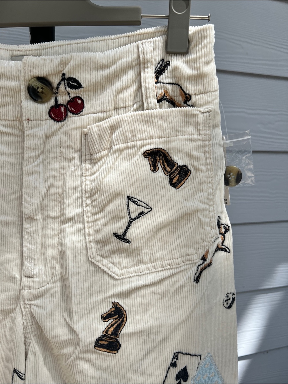 Anthropologie Maeve Cream Pants 29 Tall - Picture 9 of 10